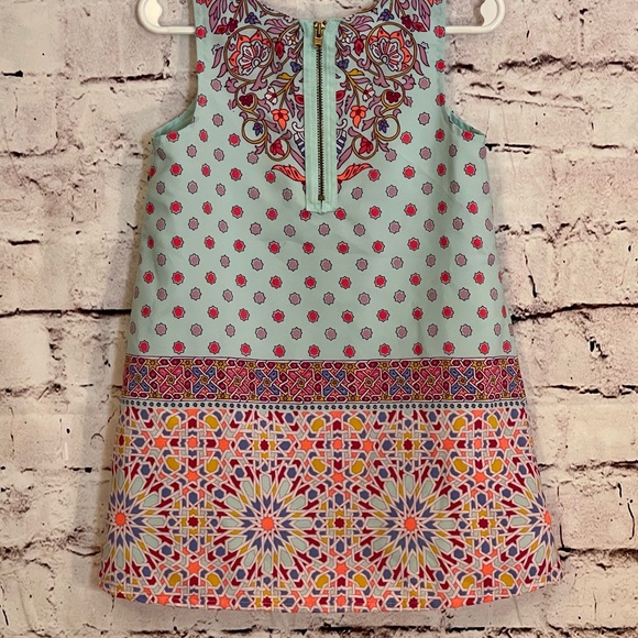 Girls Size 3T Summer Sundress Osh Kosh Tank Dress Boho Turquoise (D-34) - Picture 2 of 4